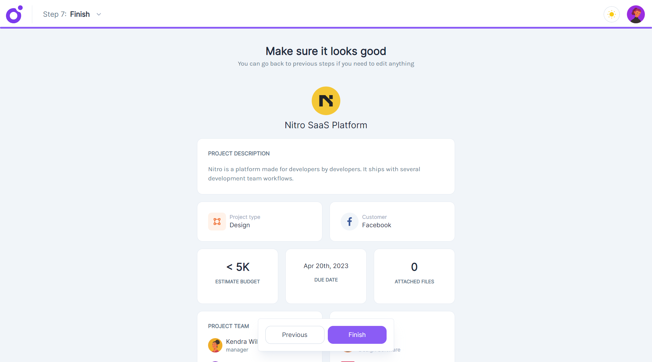 Tairo - Wizard — Step 7